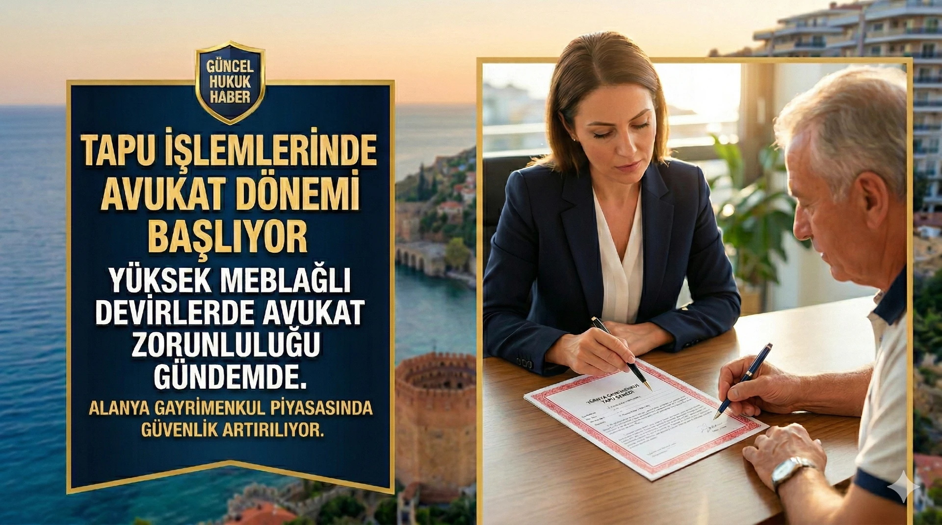 Tapuda Avukat Zorunluluğu Geliyor