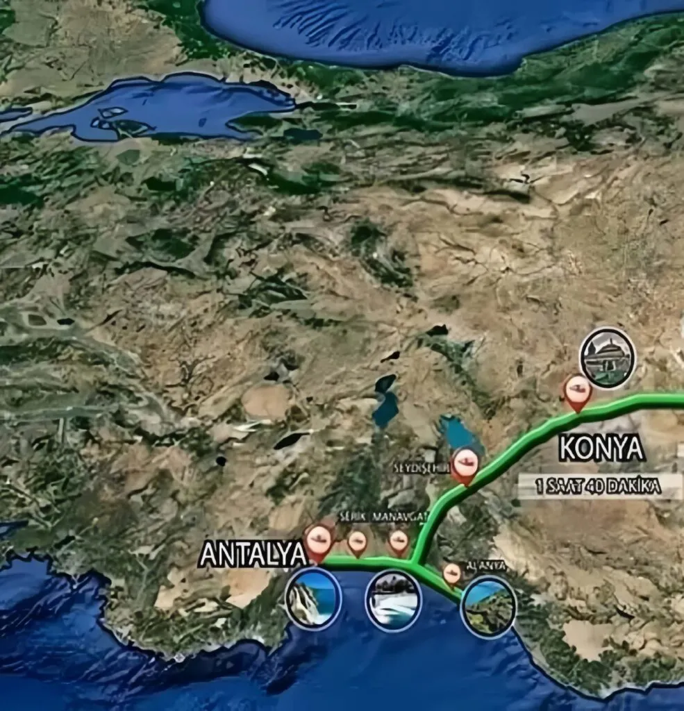 Alanya Konya Tren